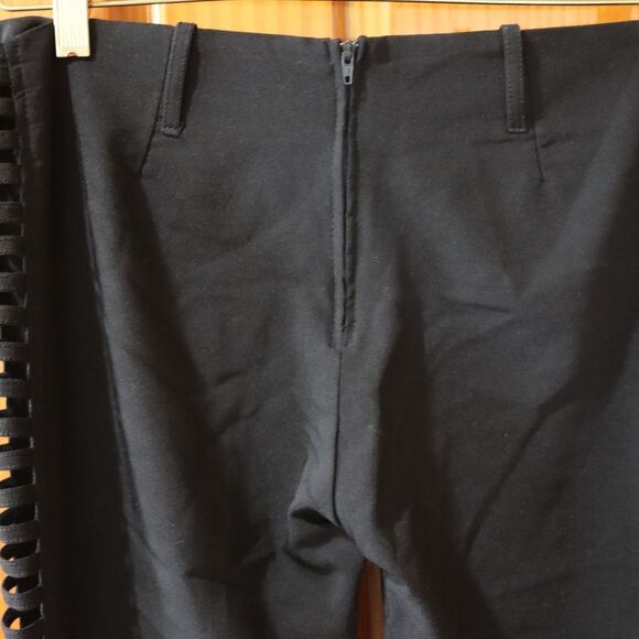 Impulse Black Corset Leg Ladder Cut Out Pants 34 - Picture 11 of 12